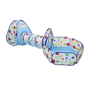 Tente de jeux 3 en 1 pour enfants, Kit avec <span class=keywords><strong>Tunnel</strong></span> avec <span class=keywords><strong>piscine</strong></span> à balles, abri de jeu pour tout-petits - Product Image 3