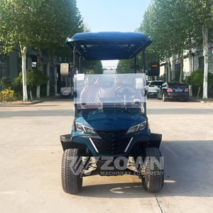 Carrito de Golf de 2 Plazas Color Verde Oscuro, Batería de Litio de Alta Capacidad para Transporte y Mantenimiento en Resorts - Product Image 4