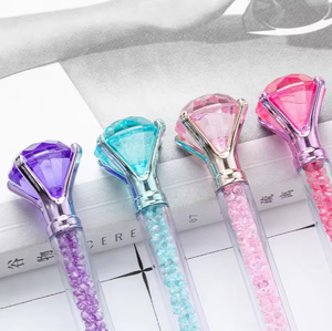 ปากกาเพชรโปรโมชั่น ปากกาลูกลื่นพลาสติกแบบกำหนดโลโก้ได้ - Product Image 4