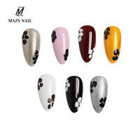 Vernis Gel UV Transparent 15ml Effet Fleur Épanouieuse avec Séchage LED, Non Toxique, Longue Durée, pour Nail Art DIY en Bouteille