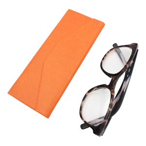 Portable Custom Logo Color Eye <b>Glass</b> Sunglasses Box PU Waterproof Strong Magnet Folding Triangle <b>Glasses</b> <b>Case</b> - Product Image 3