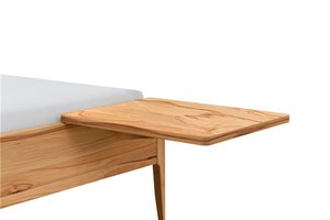 Moderno noce massello di legno di quercia testiera del <span class=keywords><strong>letto</strong></span> con stile di Design cinese e accenti di cuoio per l'applicazione della camera da <span class=keywords><strong>letto</strong></span> - Product Image 6