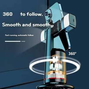 <span class=keywords><strong>Gimbal</strong></span> Inteligente con IA y Seguimiento Facial Automático de 360° °   Palo de Selfie Giratorio <span class=keywords><strong>para</strong></span> Smartphone, Estabilizador de Video Vlog, Soporte <span class=keywords><strong>para</strong></span> Teléfono Q02 Negro - Product Image 5