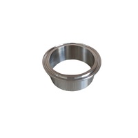 스테인레스 스틸 304 316L 28.6mm 길이 파이프 피팅 위생 용접 페룰 ISO SMS DIN 트라이 클램프 페룰