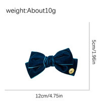 Haute qualité nouveau noël arc pinces à cheveux pour filles métal charme décoré velours cheveux Barrette pince noël cheveux accessoires