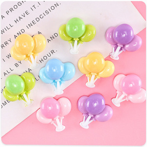 Resin <b>Balloon</b> Charms Pastel Colors For Diy Crafts Decorations - Product Image 2