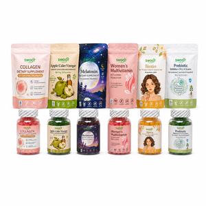 SWOOT Gummies Multivitaminés au Collagène, Vinaigre de Cidre de Pomme, Mélatonine, Biotine et Prébiotiques – 60 Unités – Marque Privée OEM – Vente en Gros - Product Image 1