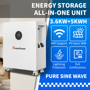 Sistema de Almacenamiento de Energía Híbrido de 3.6kW, Batería LiFePO4 de 51.2V y 5kWh, Sistema de Almacenamiento de Energía Solar Fotovoltaica Todo en Uno - Product Image 2