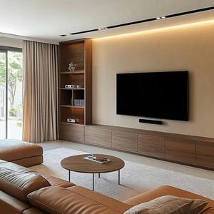 ตู้วางทีวีสไตล์มินิมอลของจีนที่ทันสมัยเป็นมิตรกับสิ่งแวดล้อมความจุขนาดใหญ่ประหยัดพื้นที่เฟอร์นิเจอร์ห้องนั่งเล่นมัลติฟังก์ชั่น - Product Image 3