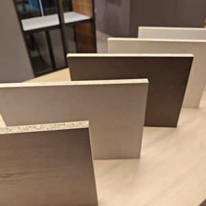 Ván ép nhà sản xuất 9-25 mét Trắng melamine phải đối mặt với ván dăm ván cho đồ nội thất hoàn thành bề mặt-trực tiếp - Product Image 5