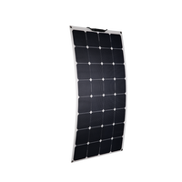 Tuiles solaires flexibles Glory Solar GSS-100W 23% d'efficacité 125x125mm Blanc/Noir pour voiturette de golf, bateau, yacht CE ROHS ISO