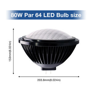 Lampe de scène <span class=keywords><strong>Par64</strong></span> 230V Chine, remplacement <span class=keywords><strong>Cp60</strong></span> Cp61 Cp62 110-130v 220-240v 1000w Gx16d Ampoule LED Par 64 - Product Image 2