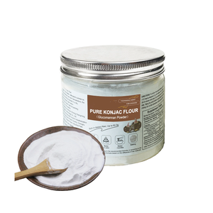 Extrait naturel pur de fines herbes de poudre de <span class=keywords><strong>Konnyaku</strong></span> de farine de konjac Mannan de qualité alimentaire en vrac dans des additifs en vrac d'emballage de tambour blanc pour la nourriture - Product Image 3