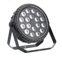 Mini projecteur LED PAR Can Wash 108W RGBWAUV DMX512 pour église, DJ, fête, bar, spectacle