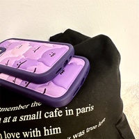 WOWCASE New Trendy Mignon Puffer Téléphone Cas Personnalisé Mignon Mobile Couverture TPU Doudoune Puffer Téléphone Cas Pour Iphone 12 13 14 Pro ma