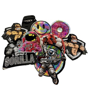 कस्टम आकार मिनी Mylar पाउच 1g 7g 14g 28g मशरूम कुकी बच्चे प्रतिरोधी गंध सबूत नरम टच कैली पैक Mylar बैग 3.5g - Product Image 1