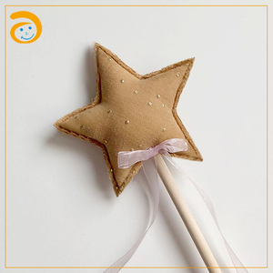 ไม้กายสิทธิ์นางฟ้าประดับเลื่อมแบบใหม่ งานแฮนด์เมด ผ้าหลากสีสัน สำหรับเด็ก ของขวัญวันเดวาลี รอมฎอน วันรับปริญญา ขายส่ง รับทำตามสั่ง - Product Image 2