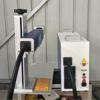 Marqueur laser à fibre 50W avec axe rotatif Machine de gravure laser JPT pour bijoux Compatible avec Ezcad pour le marquage de couleur en métal