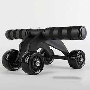 Rana Rebound automatica <span class=keywords><strong>per</strong></span> ruota con supporto <span class=keywords><strong>per</strong></span> gomiti e impugnature <span class=keywords><strong>in</strong></span> schiuma EVA Home Gym attrezzature <span class=keywords><strong>per</strong></span> Core Abs Workout Unisex - Product Image 2