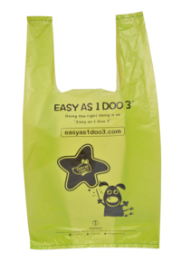Bolsas para excremento de perro personalizadas en color y tamaño, hechas de material HDPE, compostables y sostenibles, fabricadas en Vietnam. - Product Image 2