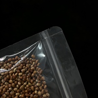 Vente en gros de sacs d'emballage alimentaire en PE transparent HD, sacs à os scellés, sacs à fermeture éclair auto-scellants épaissis avec impression offset