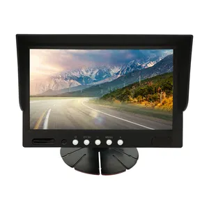 7 inç araba TV arka ters Lcd ekran otomatik otobüs RGB güç kamyon Van ses Video ROHS Dashboard giriş kökenli tipi kombinasyon GUA