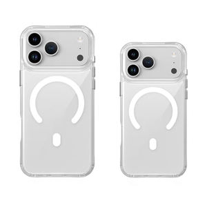 Vendita calda antiurto trasparente TPU trasparente con PC Anti <span class=keywords><strong>giallo</strong></span> <span class=keywords><strong>Cover</strong></span> posteriore magnetica per <span class=keywords><strong>iPhone</strong></span> 17 Pro Max custodia per cellulare - Product Image 1