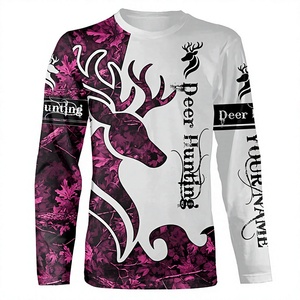 Camisa de Caza Impermeable con Estampado Animal de Manga Corta para Hombre RealTree, Transpirable, de Poliéster, con Logotipo Frontal, Ropa de Exterior para Verano - Product Image 4