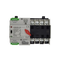 Saklar Transfer otomatis tipe rel Din 63A/100A 2P, sakelar tanpa sakelar daya ganda untuk Generator tenaga surya PC 2P