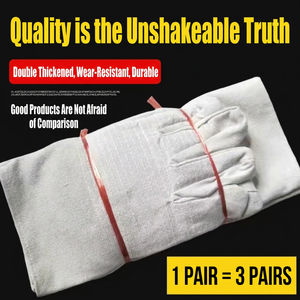 Gants de sécurité en toile de coton blanc à doigts ouverts pour la manipulation du jardin et l'usage général - Product Image 4