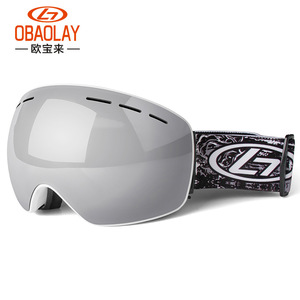 Gafas de Esquí OBAOLAY con Doble Capa Antivaho, Lentes de PC, Talla Única, Protección para Todo Clima - Product Image 3