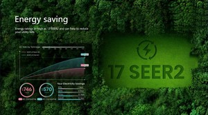 Système de climatisation central Hisense, unité de toit 5 tonnes, pompe à chaleur Inverter, R32, facile à entretenir - Product Image 2