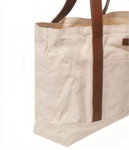 Bolsa de Compras de Algodón con Cierre de Botón Personalizado, Bolsa de Lona Moderna y Lujosa para Viaje con Cremallera y Bolsillo para Botella de Agua - Product Image 3