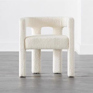 <span class=keywords><strong>Diseño</strong></span> moderno Marco <span class=keywords><strong>de</strong></span> <span class=keywords><strong>madera</strong></span> maciza Terciopelo Espuma <span class=keywords><strong>de</strong></span> alta densidad Silla moderna <span class=keywords><strong>de</strong></span> lujo Boucle <span class=keywords><strong>para</strong></span> <span class=keywords><strong>comedor</strong></span> - Product Image 2