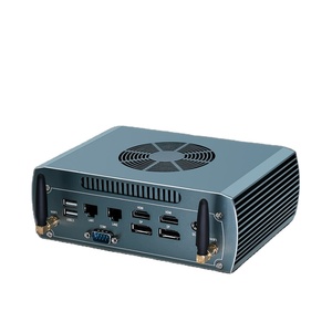 Mini PC Gamer Ry-zen 7 8845HS avec 2 ports LAN Intel 2.5G, 2 DDR5, 2 NVME, routeur pare-feu, NAS, ordinateur de bureau pour jeux, 4x8K WiFi6 SX03 Gamer - Product Image 1