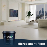 Système de revêtement et peinture pour murs et sols en microciment, prix usine Vissney