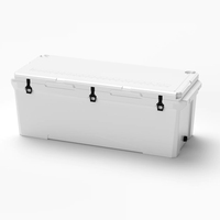 Glacière rigide d'extérieur grande capacité 240QT, isotherme et étanche, pour le stockage alimentaire, la pêche, la chasse, design moderne