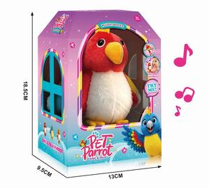 <strong>Sing</strong> &amp; Talking Parrot Plush Pet with Recording Function Soft Stuffed Animal Wristband Toy for <strong>Children</strong> - Product Image 4