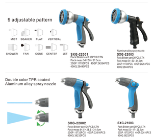 Pistolet de pulvérisation d'eau à 7 motifs, buse haute pression, lave-linge de voiture, pulvérisateur à main abs, tuyau de jardin, haute qualité, livraison gratuite - Product Image 2