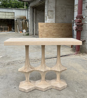 Table console d'entrée moderne en bois massif de luxe meubles de maison haut de gamme pour chambre à coucher salon