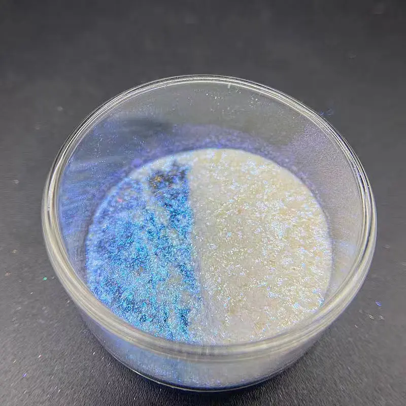 Rainbow Effect Interference Pigment Color Shift Mica Powder Hyper Shift Pearl Pigment