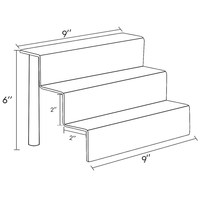 Étagère à étages en acrylique personnalisée à 3 niveaux, comptoir de cuisine, support de présentation de gâteaux de mariage pour la décoration et l'organisation