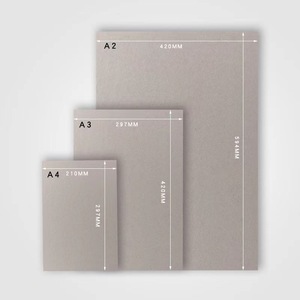 Carton gris en gros 0.5MM 1MM 2MM 3MM 4MM gris épais aggloméré