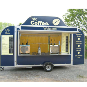 Remorque de cuisine mobile en acier préfabriquée complète entièrement équipée pour hot-dogs et gelato avec alimentation 220V/110V/240V - Product Image 3