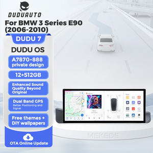 MEKEDE DUDU7 Autoradio 12,3 pouces avec Car-play, mise à jour automatique OTA, double bande GPS pour <span class=keywords><strong>BMW</strong></span> Série 3 E90 2006-2010 - Product Image 4