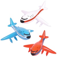 Modèle 3D de jouet gonflable géant d'avion et d'hélicoptère personnalisé en usine, en PVC et vinyle, réplique de véhicule gonflable pour la décoration de fête d'enfants