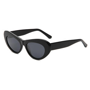 Venta al por mayor UV400 Ojo de Gato de moda de alta calidad Unisex acetato polarizado tortuga gafas de sol gafas hombres mujeres gafas de sol - Product Image 5