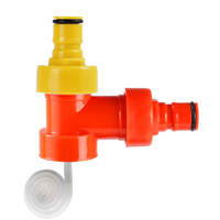 Kit de bouchons de carbonatation en plastique (bouchon de carbonatation en plastique, raccord en T et tube en silicone de 80 cm) pour distributeur de bière, soda et eau gazeuse