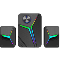 Meetion SP2111BT Komputer Desktop Speaker Multimedia Nirkabel 2.1 Saluran Komposisi Suara Laptop Speaker Gaming RGB 2.1