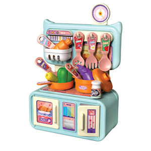 Baixo preço fingir pré-escolar crianças brincam cozinha brinquedo para crianças cozinha comida mesa mini cozinha cozinha brinquedo conjuntos - Product Image 2